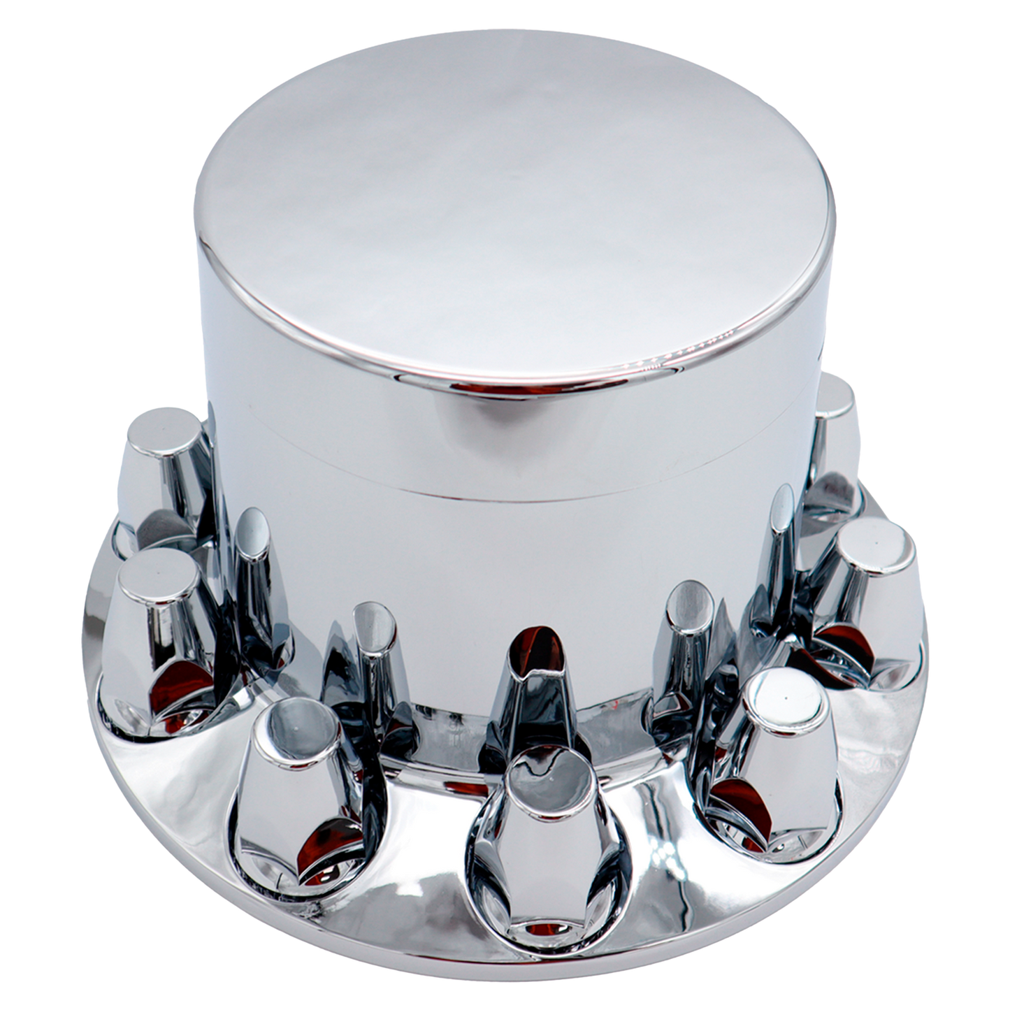 Bombin Trasero Redondo Plano Alto Cubre Tuercas Plano