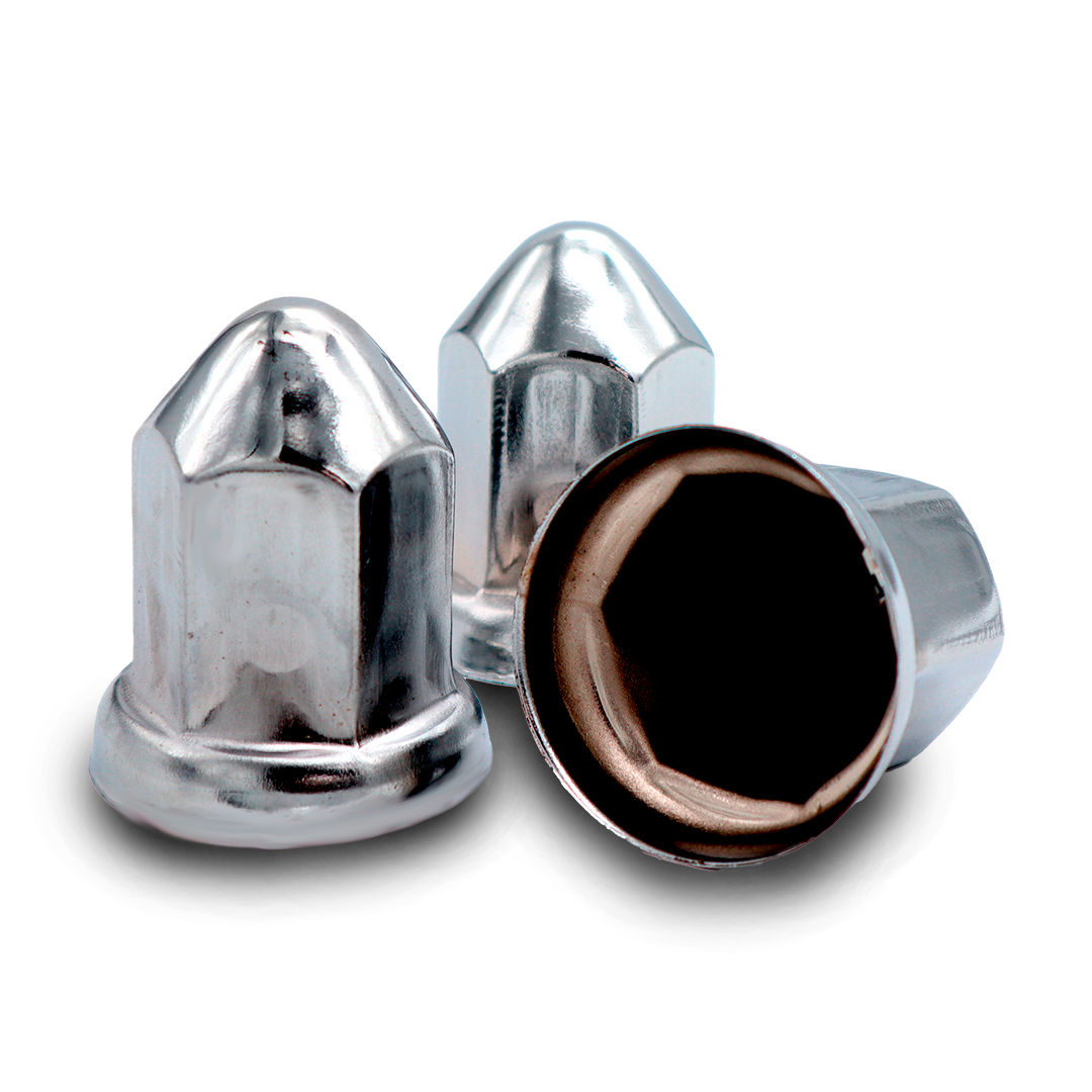 CAPUCHON METALICO 33MM DE PUNTA CON CEJA