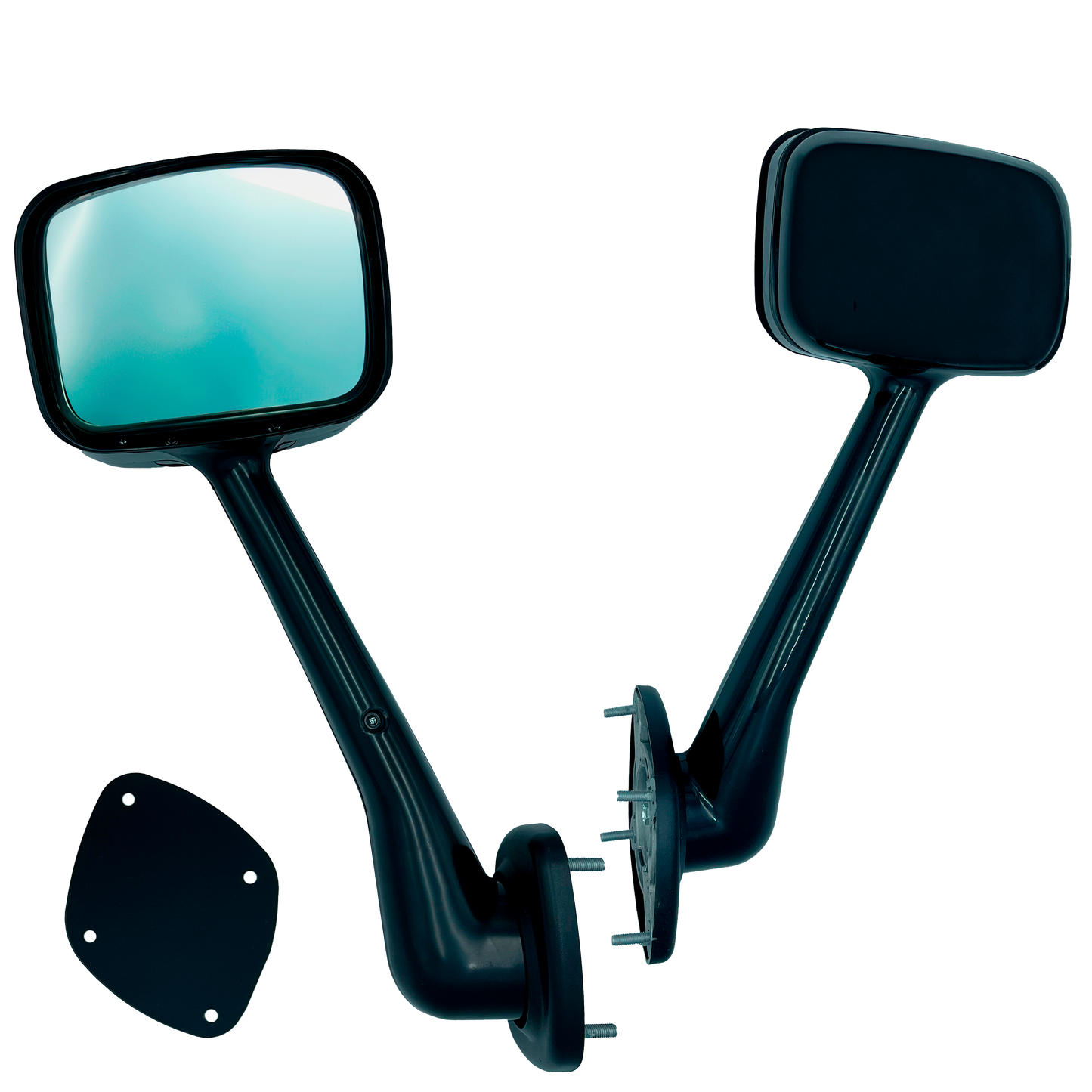 Espejo Concavo Cofre Freightliner Cascadia Negro