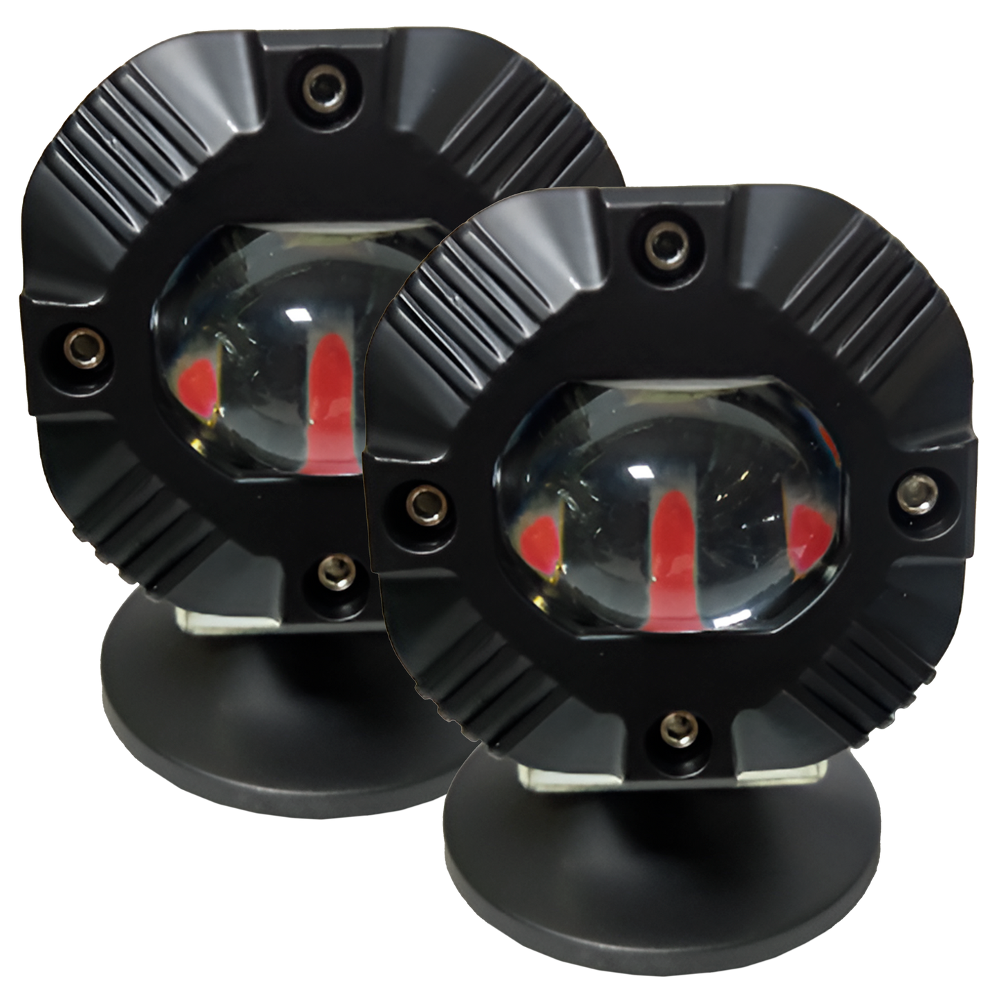 Faro de Led 1 Lupa Fijo+Estrobo Blanco/Ámbar/Rojo 10/30V cc