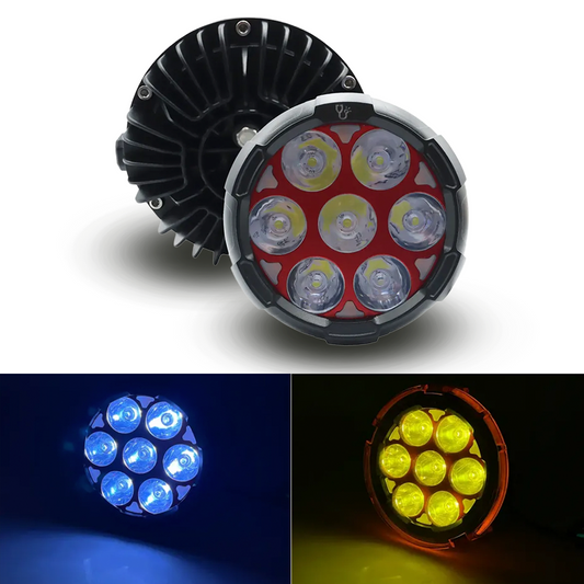 Faro 7 LED's Redondo