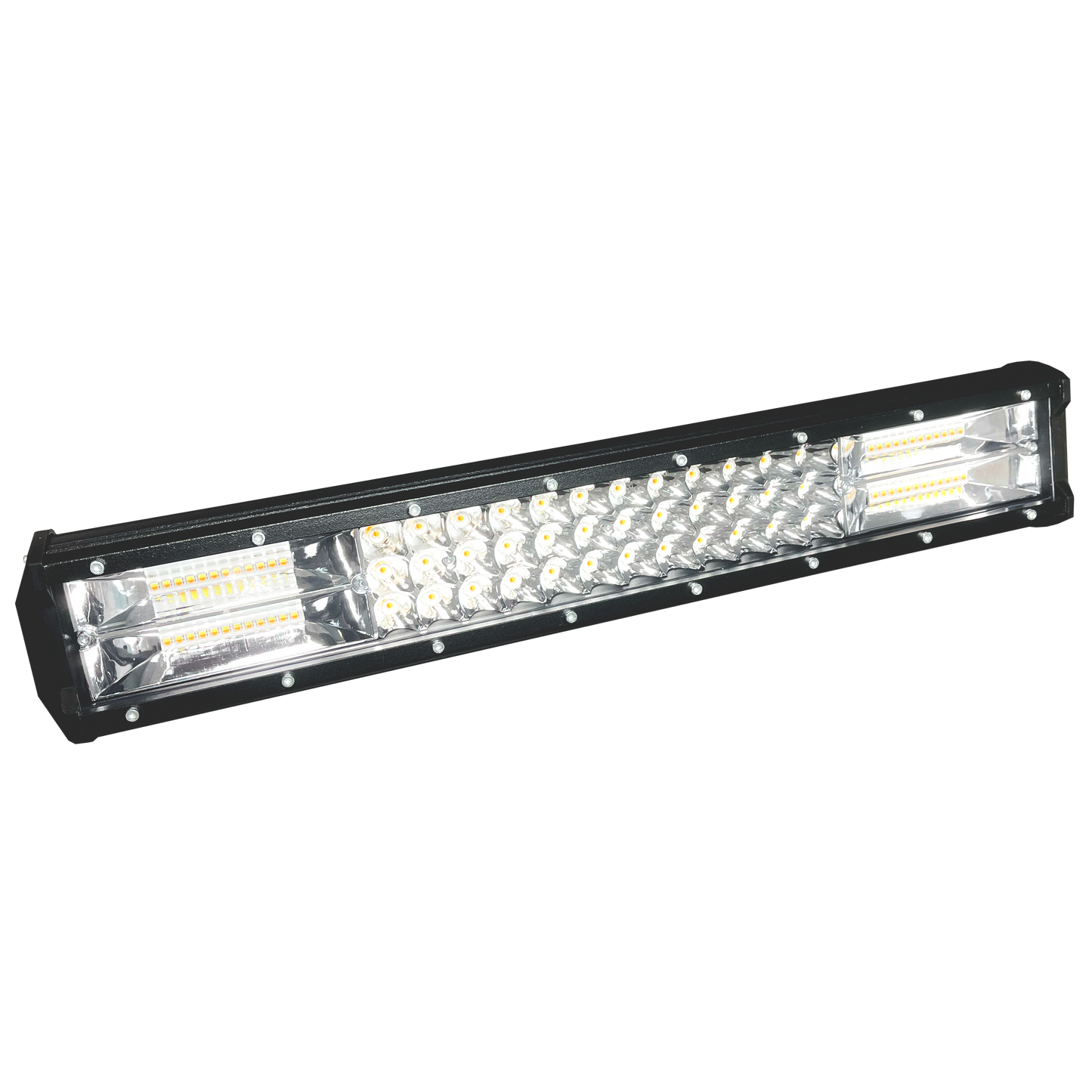 Barra Led de 18" 180W Dual Blanco/Ámbar Tipo C 5 Funciones 10/30V cc