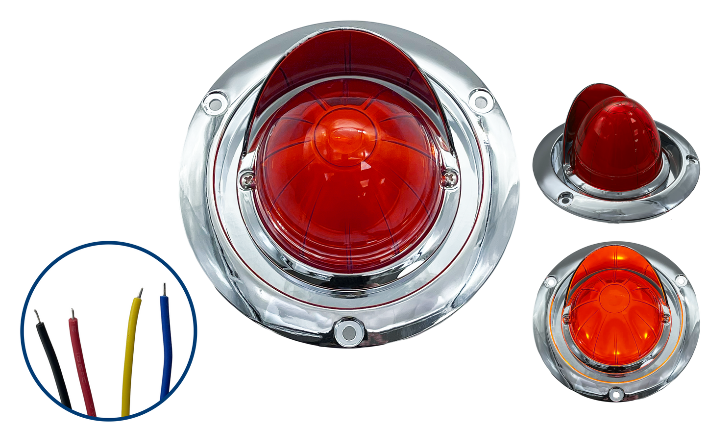 Plafón Led 4" Watermelon con Visera 12/24V cc