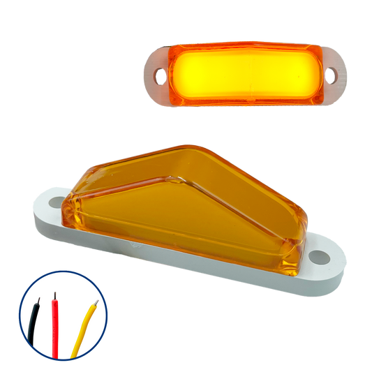 Plafón Gel Piramide 6 LEDS 12/24V cc Estrobo
