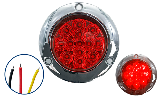 Plafon Led 2 1/2" de 13 Leds con Visera