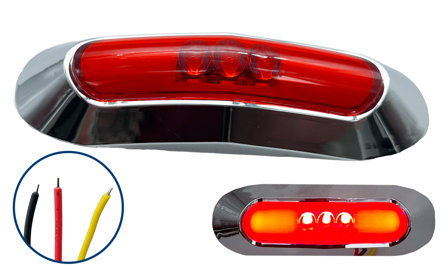 Plafon Led Lateral 3 Led Gel 4 Funciones Chico