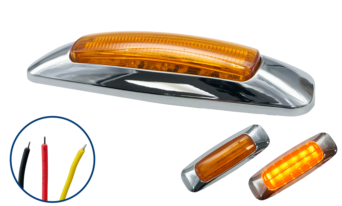 Plafon Lateral Ambar con Estrobo