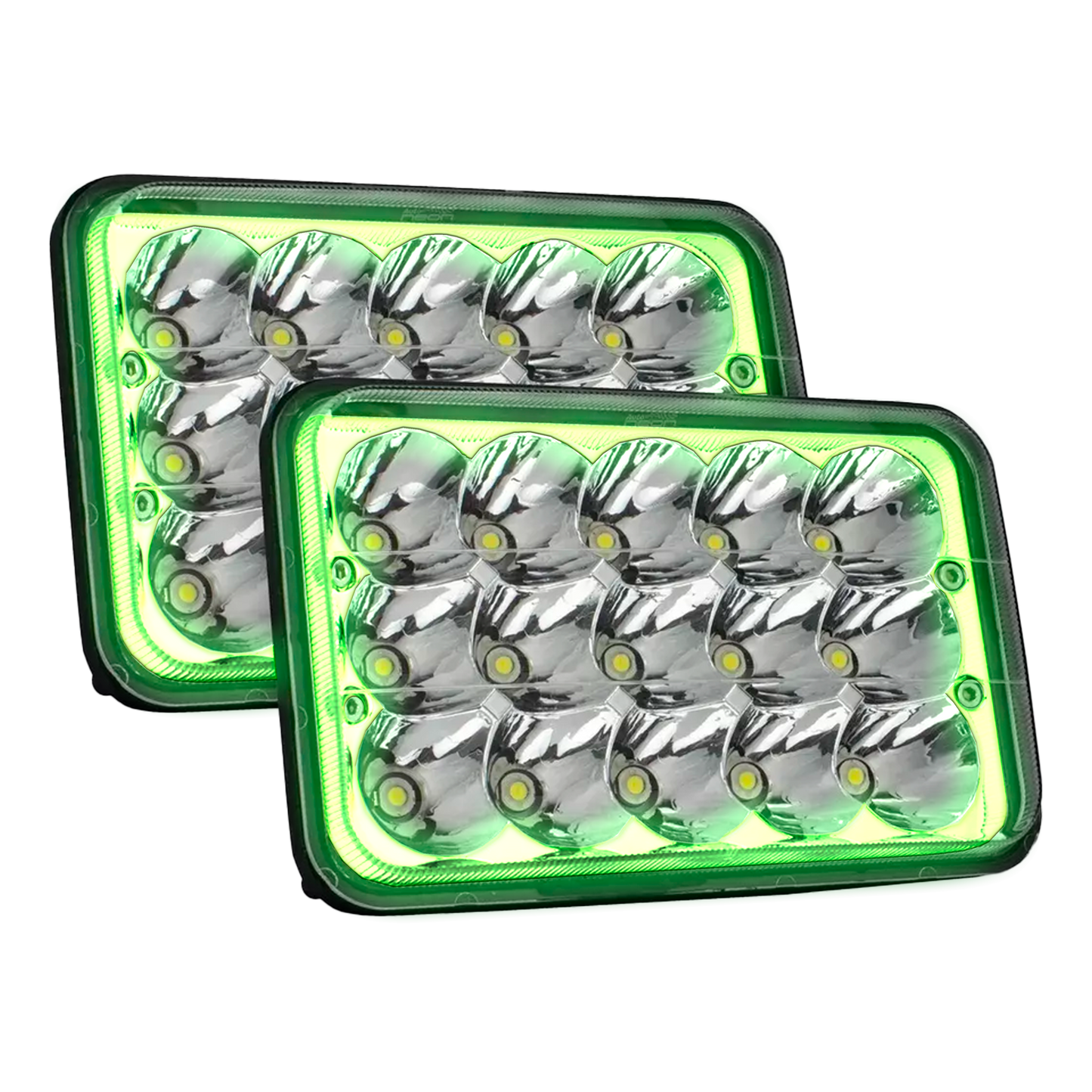 Unidad Cuadrada Led 4656 con Aro 15 LEDS