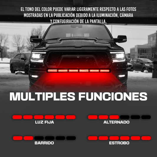 Torreta LED 6 Modulos 12/24V cc
