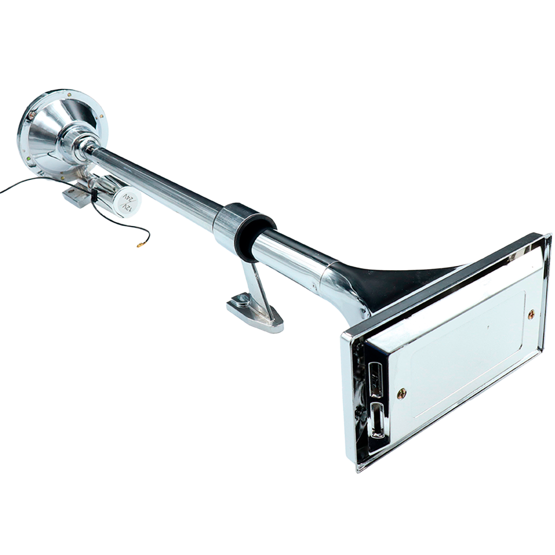 Corneta para Camion Metalica Rectangular