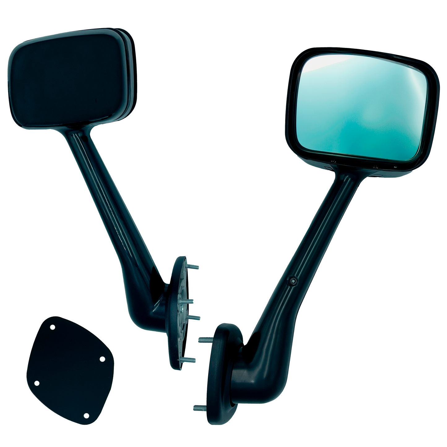 Espejo Concavo Cofre Freightliner Cascadia Negro