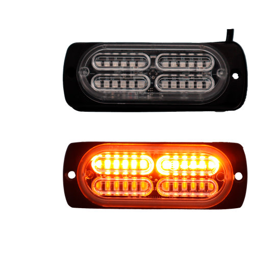 Codigo 24 LED Ámbar 6 Funciones 72W