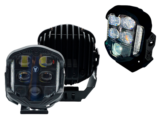 Faro LED Tipo Discovery de 7" con 5 Lupas