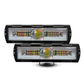 Faro de Led Rectangular 2S 1 Lupa Blanco/Ámbar Fijo 30W 9/36V cc