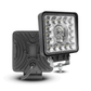 Faro Cuadrado 16 LEDS Blanco Fijo+Estrobo Calavera Multicolor 10/30V cc