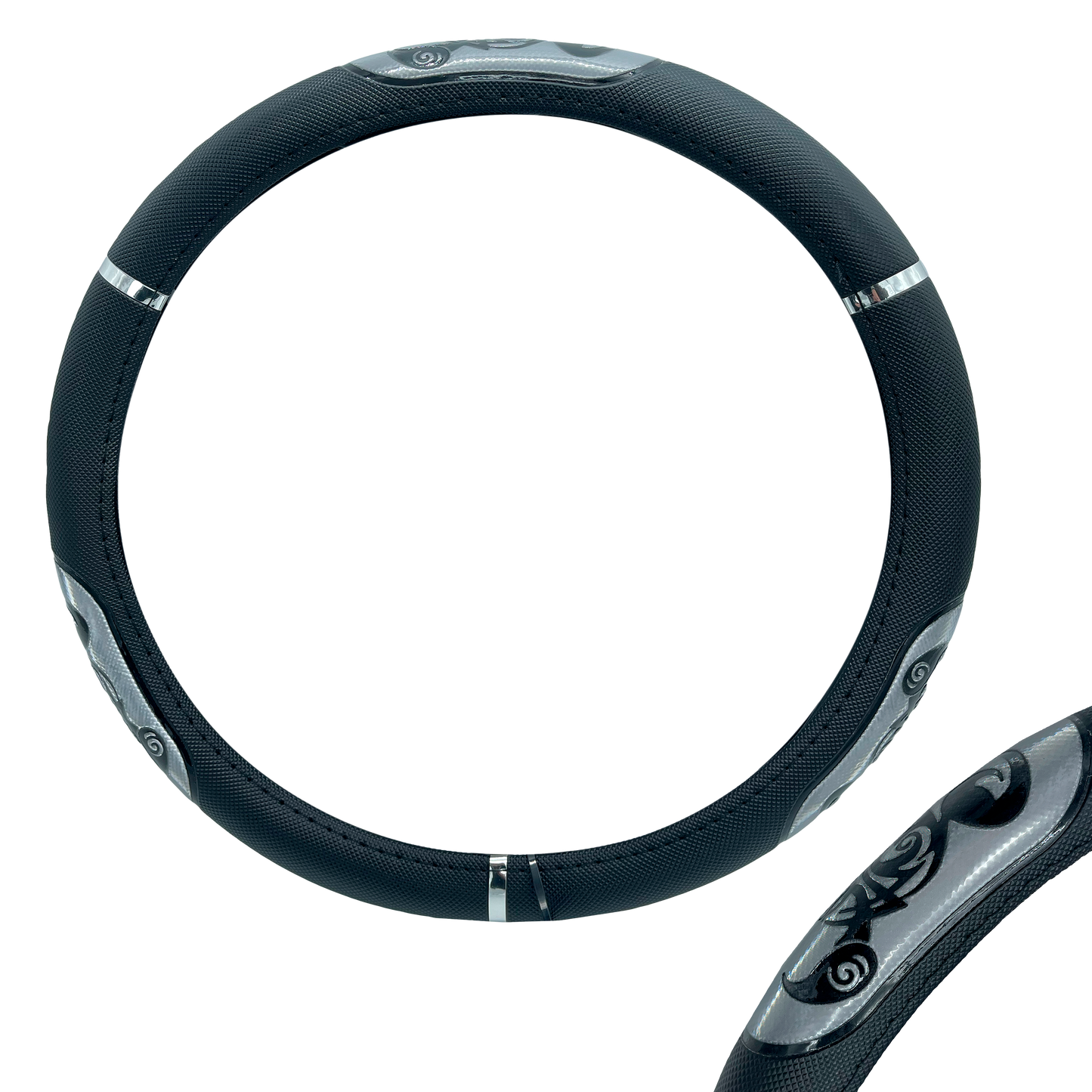 Funda para Volante de Nylon Alacran Plata