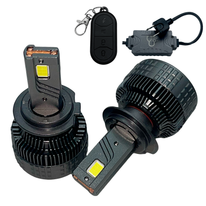 Kit de Focos de LED DR.L13 con Control Regulador de Intensidad 6000K 12/24V cc
