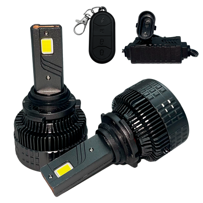 Kit de Focos de LED DR.L13 con Control Regulador de Intensidad 6000K 12/24V cc