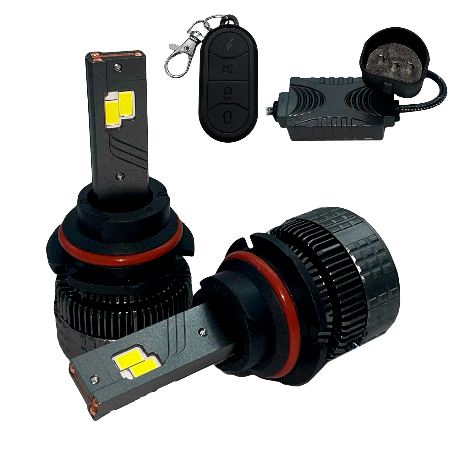 Kit de Focos de LED DR.L13 con Control Regulador de Intensidad 6000K 12/24V cc