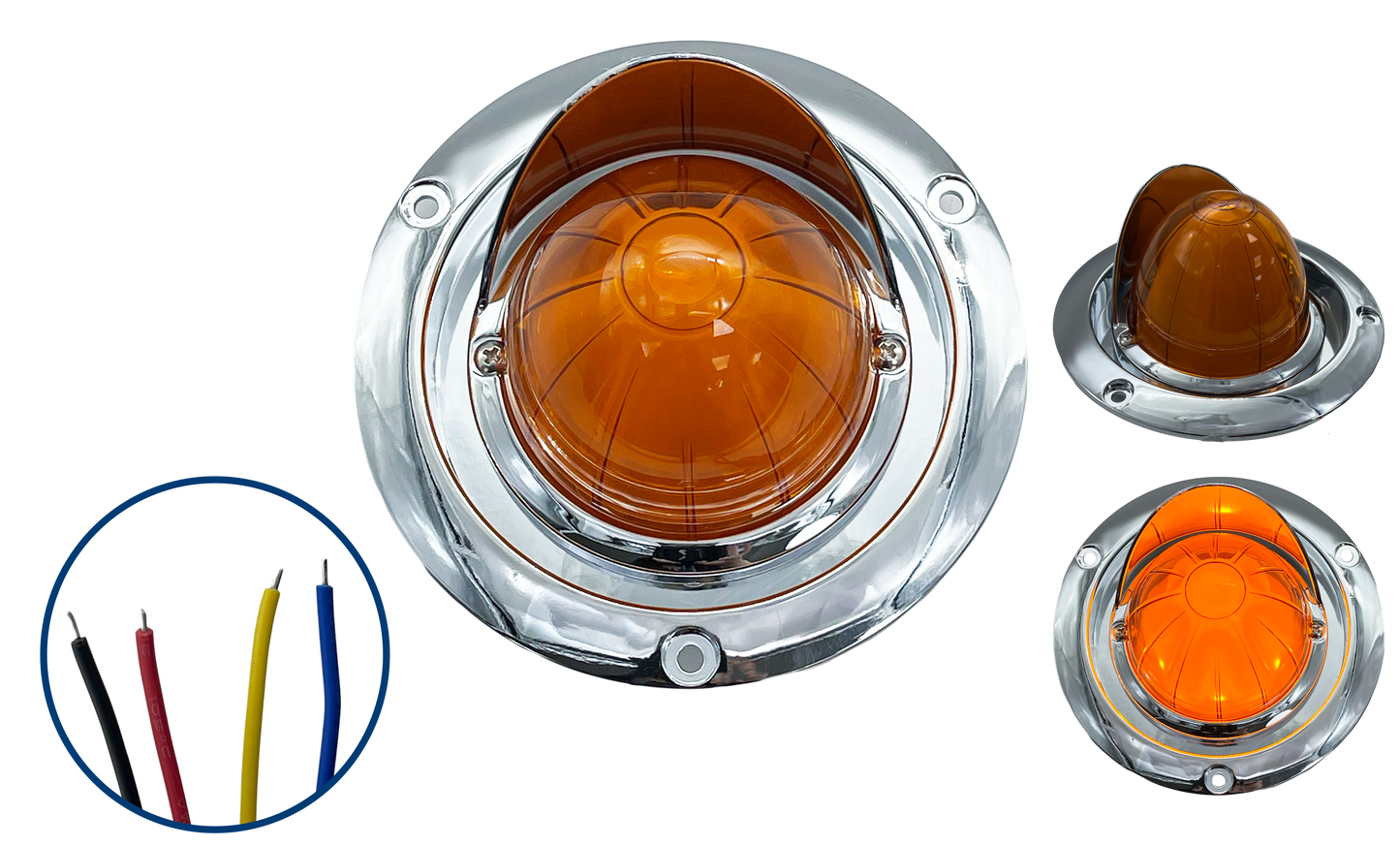 Plafón Led 4" Watermelon con Visera 12/24V cc