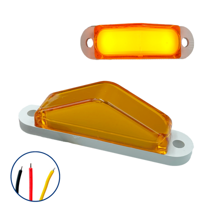 Plafón Gel Piramide 6 LEDS 12/24V cc Estrobo