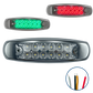 Plafon Led Tipo Peterbilt 12 Leds con Estrobo Dual 12/24V cc Rojo