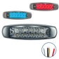 Plafon Led Tipo Peterbilt 12 Leds con Estrobo Dual 12/24V cc Rojo