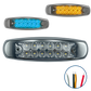 Plafon Led Tipo Peterbilt 12 Leds con Estrobo Dual 12/24V cc Ámbar