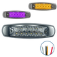 Plafon Led Tipo Peterbilt 12 Leds con Estrobo Dual 12/24V cc Ámbar