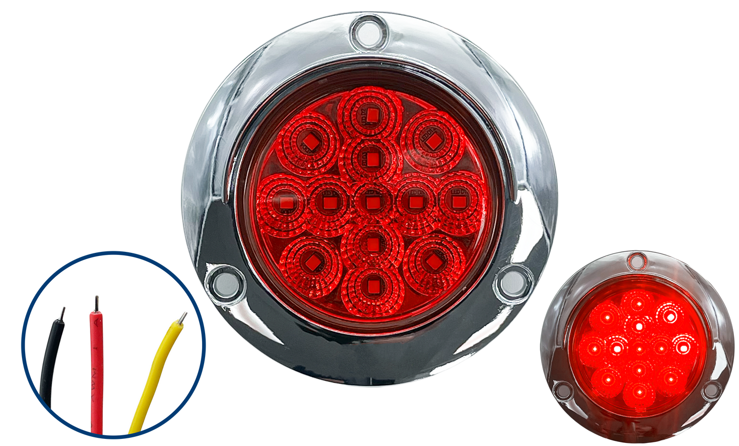 Plafon Led 2 1/2" de 13 Leds con Visera