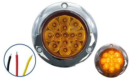 Plafon Led 2 1/2" de 13 Leds con Visera