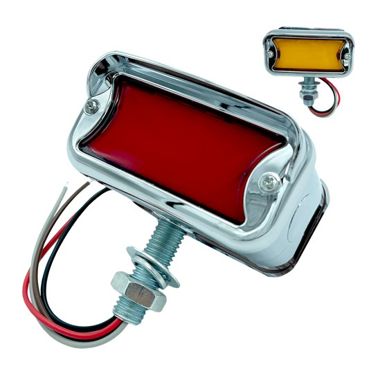 Direccional de Led Rectangular Mini con Visera