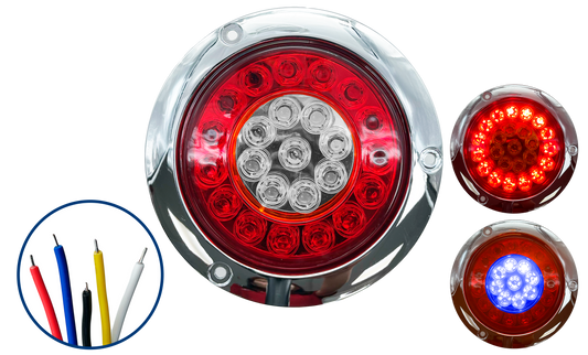 Plafon Led Redondo de 4" con 24 Led Tipo Flor
