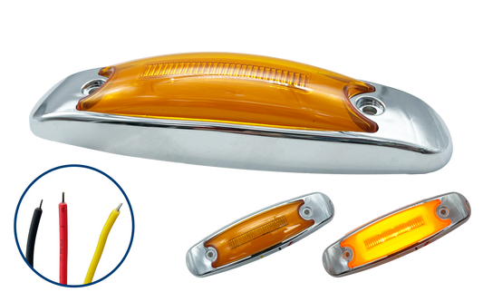 Plafon de Led Peterbilt con Gel Ambar con Estrobo