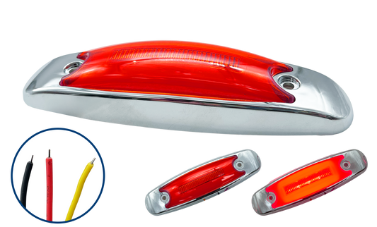 Plafon de Led Peterbilt con Gel Rojo con Estrobo
