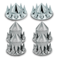 Set De Bombines De Pico Con Capuchones 2 Delanteros 4 Traseros
