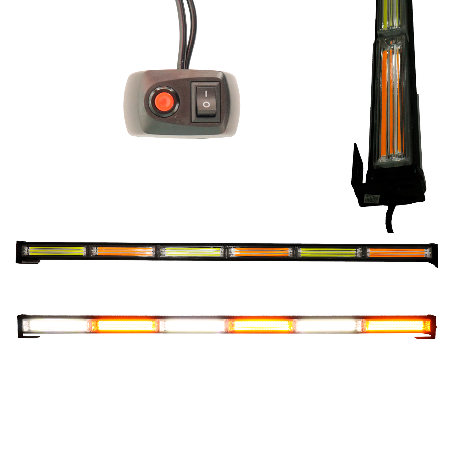 Torreta LED 6 Modulos Blanco/Ámbar