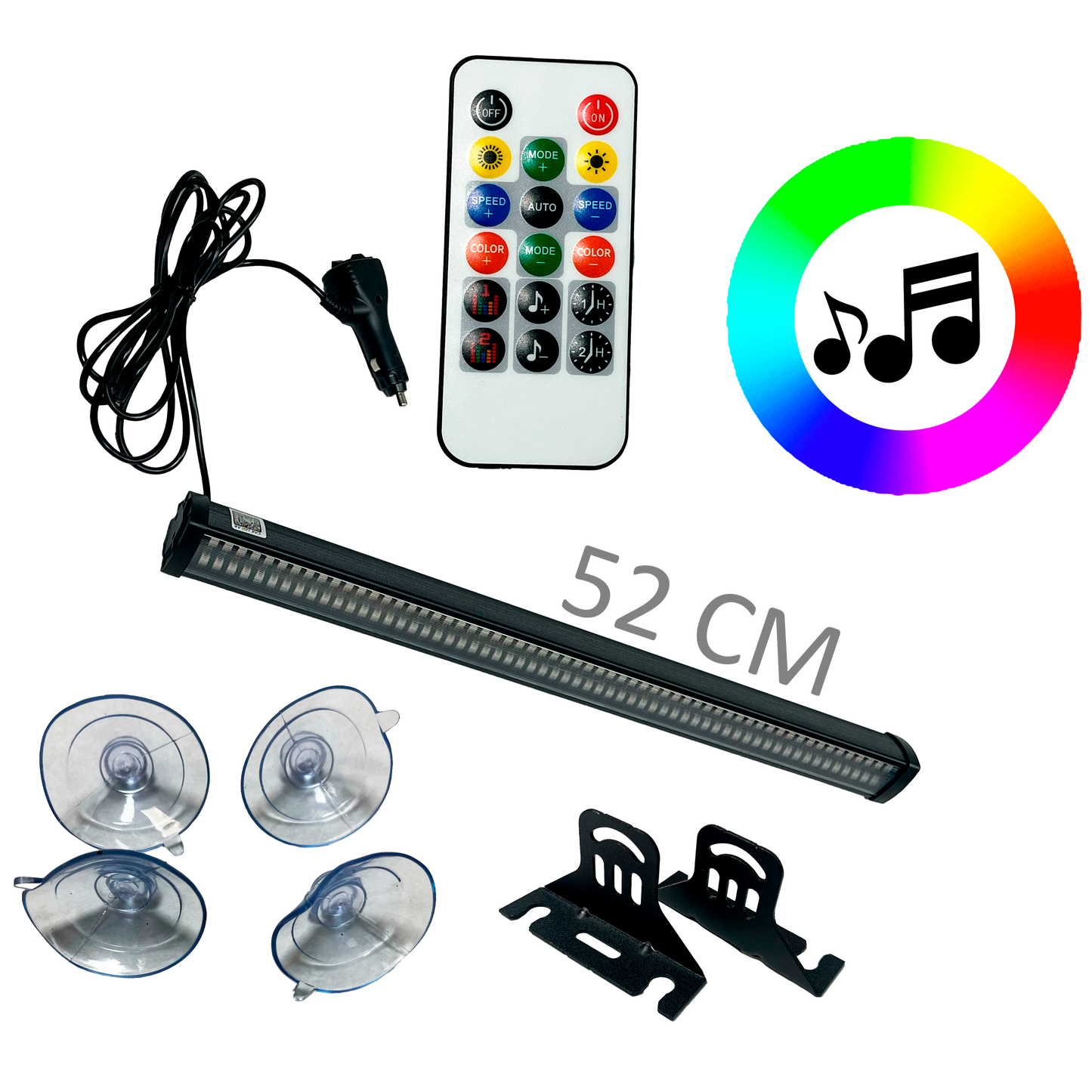 Torreta LED Recta 52 CM RGB