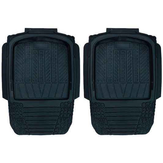 Tapete Grande para Auto 2 Piezas de Uso Rudo Negro