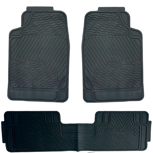 Tapete 318 Orion 3 Piezas Negro