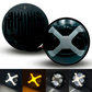 Unidad Redonda Led 4000 4 Lupas Equis X Cob Alta/Baja