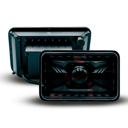 Unidad Cuadrada 4656 1 Lupa con Aro Punteado Cob Alta Baja 50W