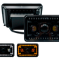 Unidad Cuadrada Led 4656 3 Lupas Aro Punteado Led Alta/Baja 50W