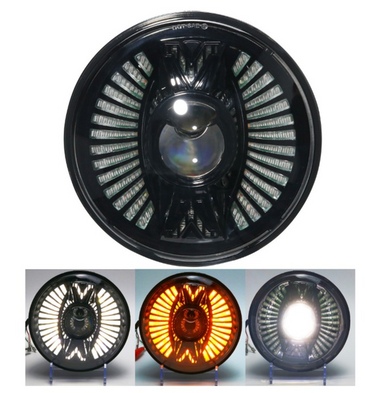 Unidad Redonda Led 6024 1 Lupa Angel con Alas Alta/Baja