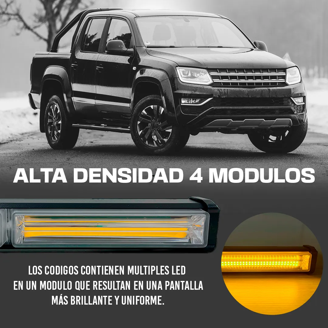 Torreta LED 4 Modulos Ambar