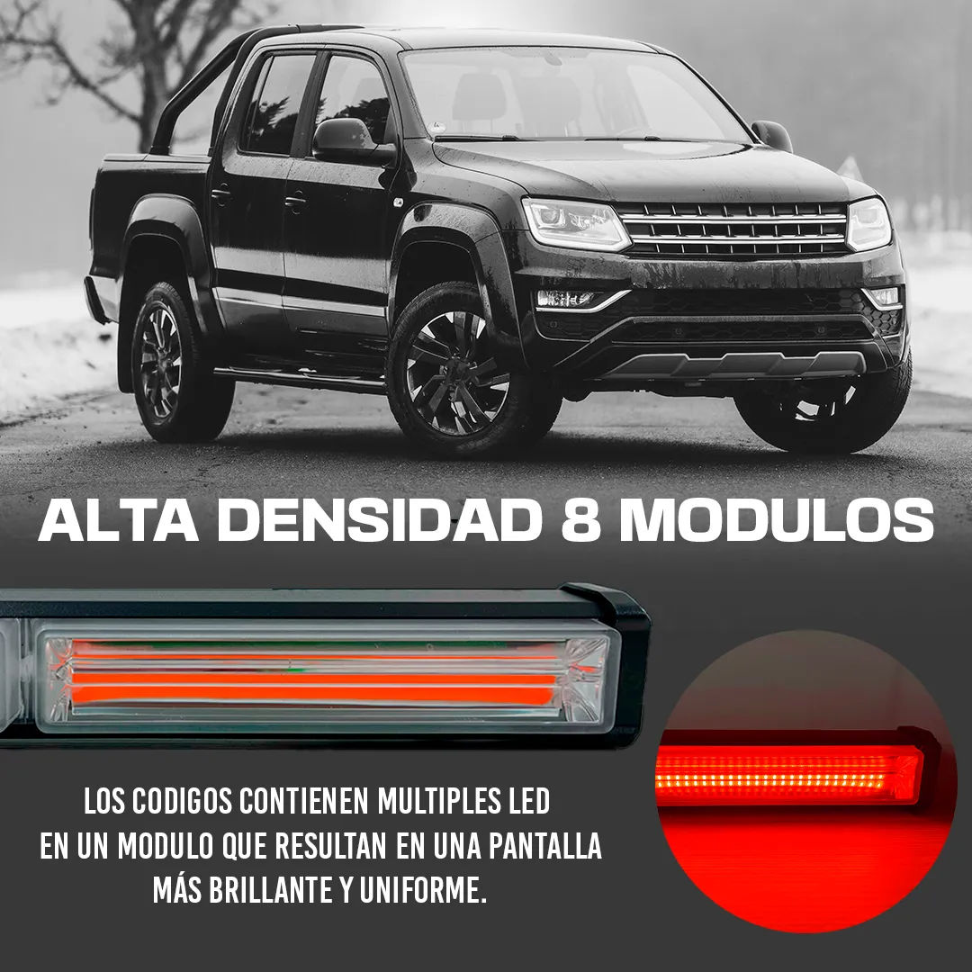 Torreta LED 8 Modulos 12/24V cc