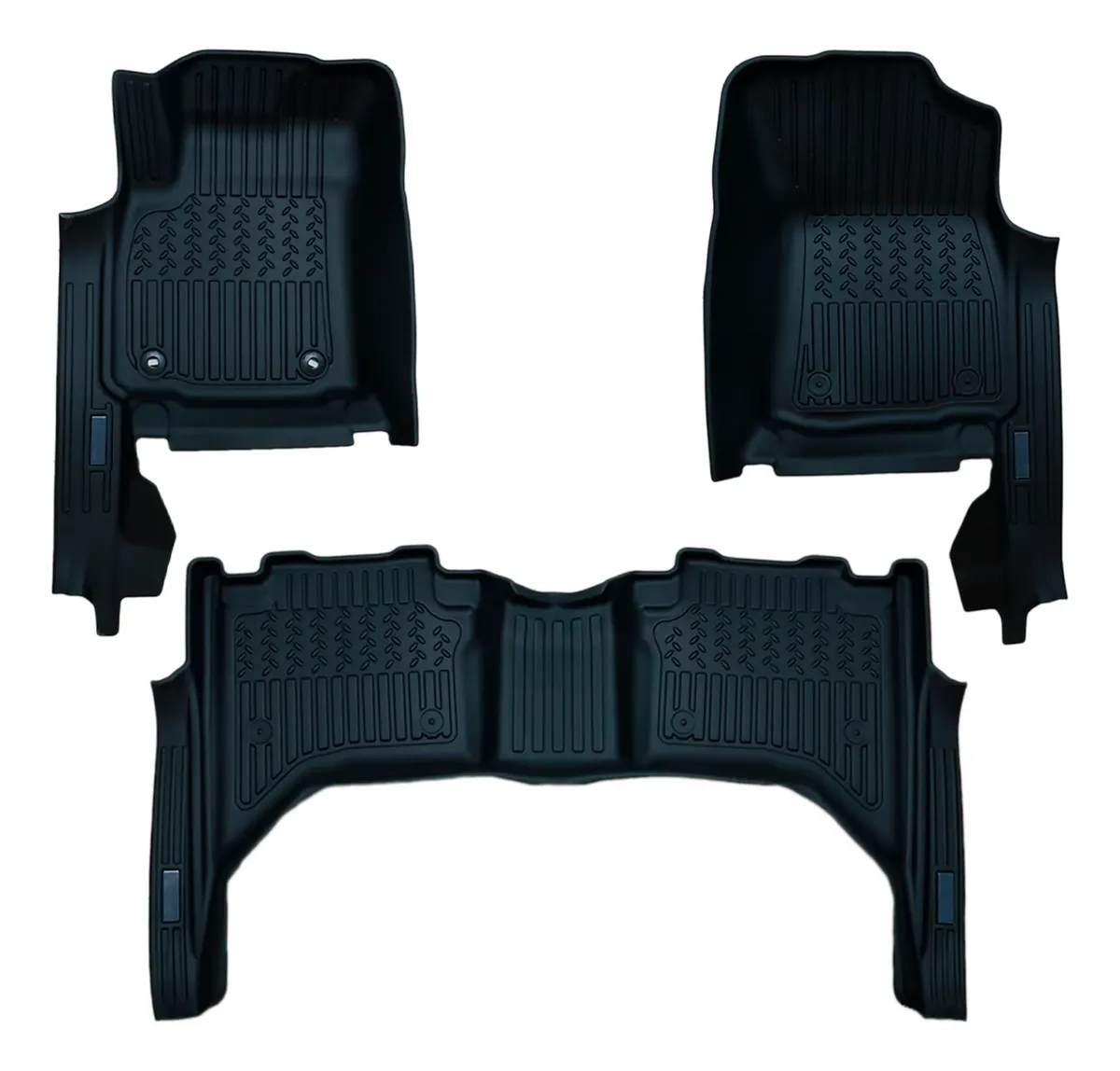 Tapetes Negros 5D Para Toyota Hilux 2016-2025