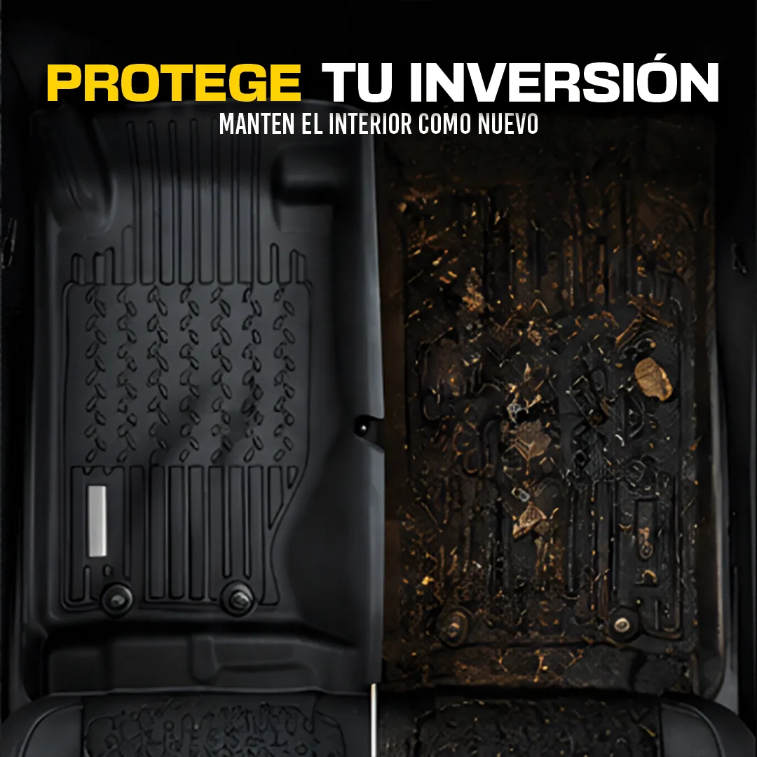 Tapetes Negros 5D Para Toyota Hilux 2016-2025