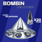 Set De Bombines De Pico Con Capuchones 2 Delanteros 4 Traseros