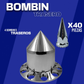 Set De Bombines De Pico Con Capuchones 2 Delanteros 4 Traseros